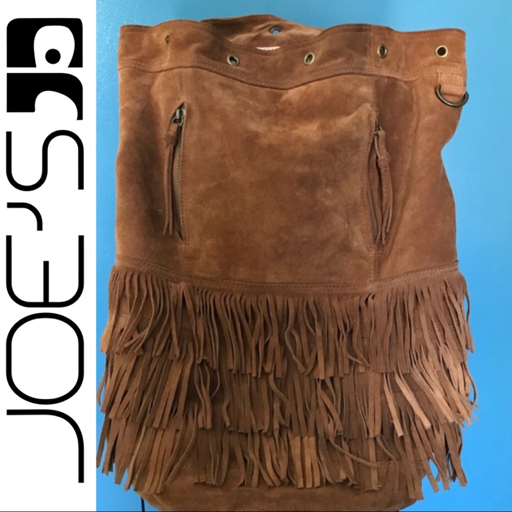 15% BUNDLE!! Boho Joes Jeans BOHO fringe backpack
